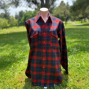 Pendleton ~Vintage Mens shirt jacket size 15 1/2  Authentic  Manson Taran